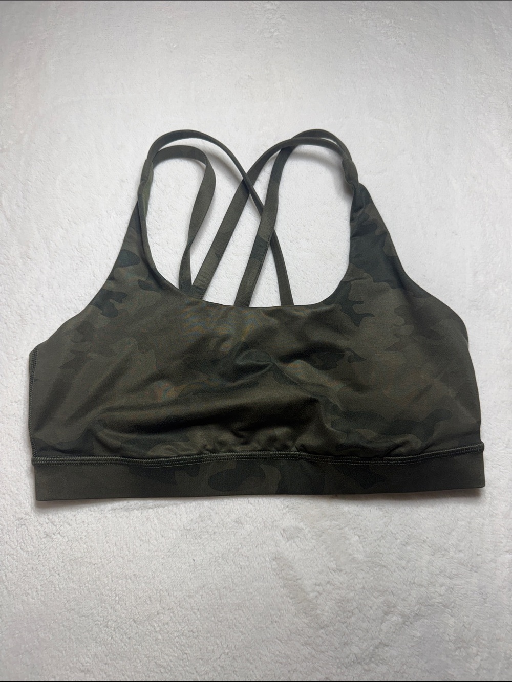 Lululemon Free to Be Camo Sports Bra 8